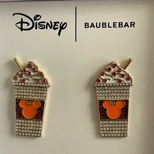 Brand New - Disney x BAUBLEBAR - Fall Earrings - Mickey Pumpkin Spice Lattes